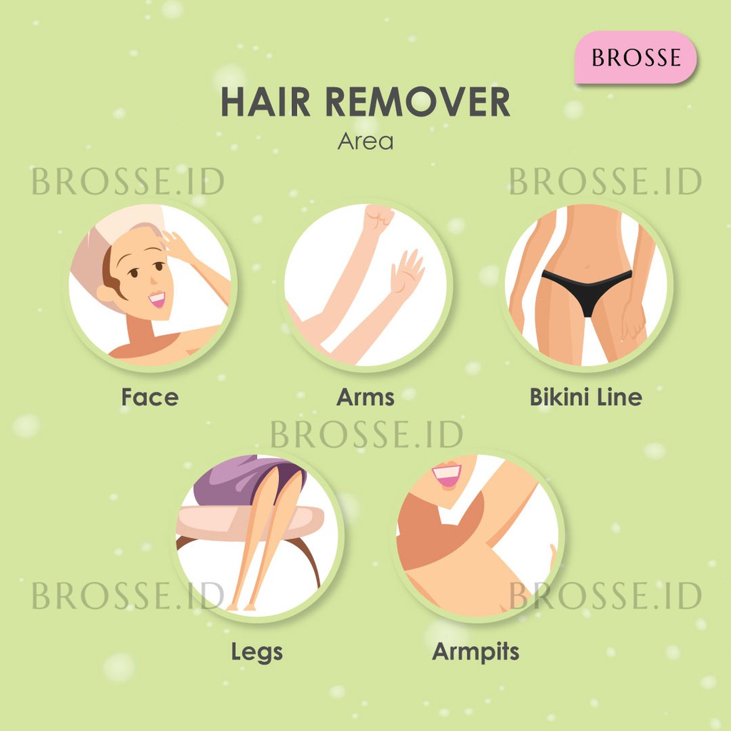 READY STOCK - Brosse HairRemover ORIGINAL + BERGARANSI - White &amp; Rosegold