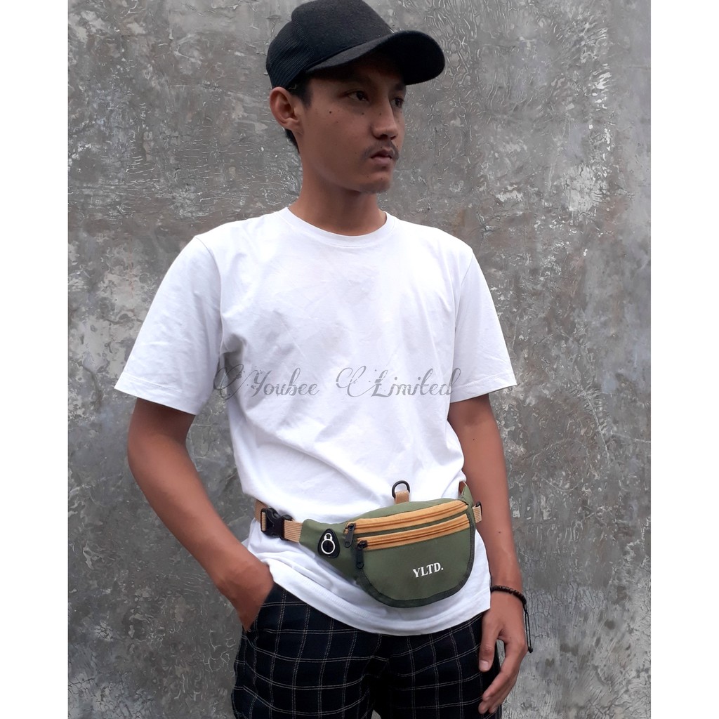 Tas Selempang Waistbag mini pria termurah