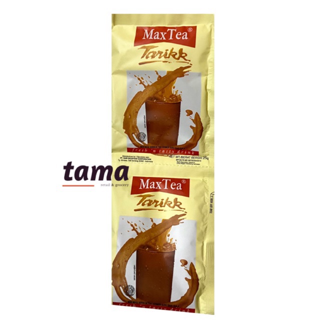 

Max Tea Tarikk - Per Renteng - 10 Sachet X 25G