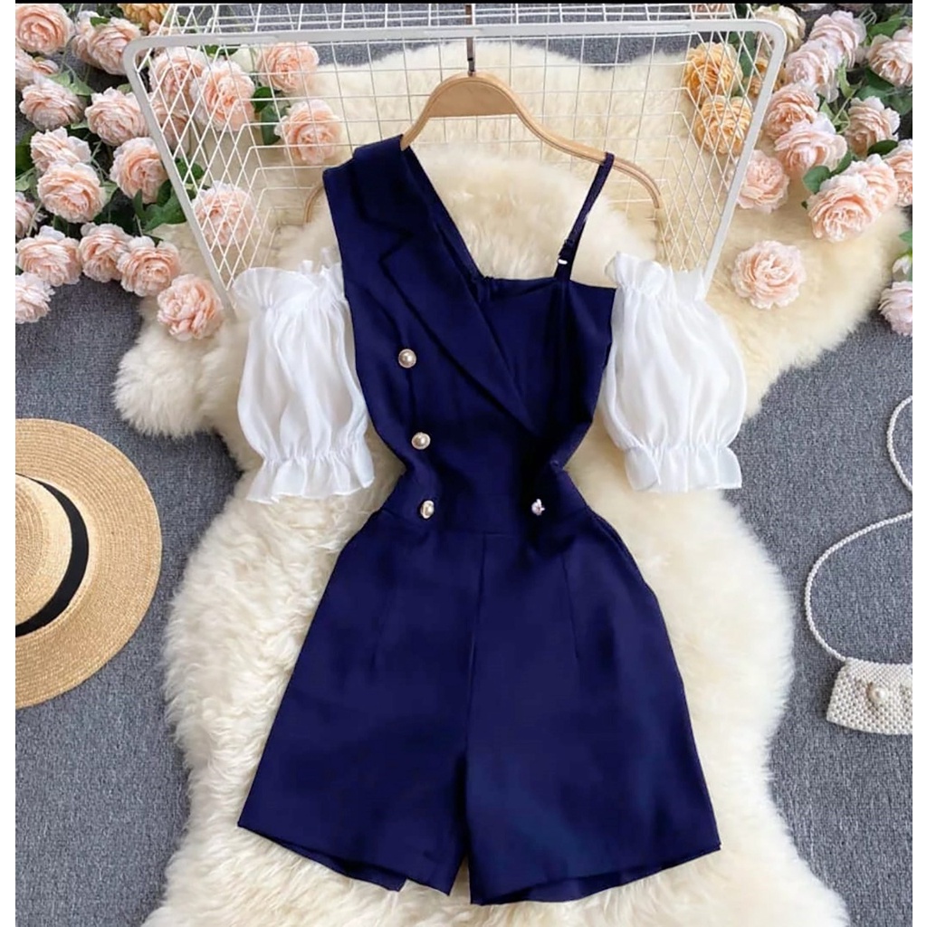 [NSFK] Jumpsuit Mauren / Jumpsuit Wanita Korea / Jumpsuit Dewasa / Baju Kodok Wanita / Jumpsuit / Overall Wanita