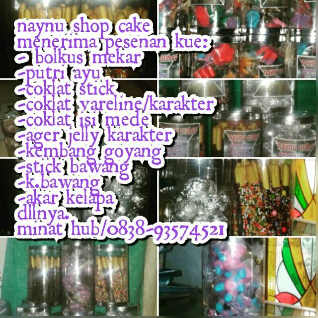 

Coklat wafer,agger jelly,stick coklat,dllnya