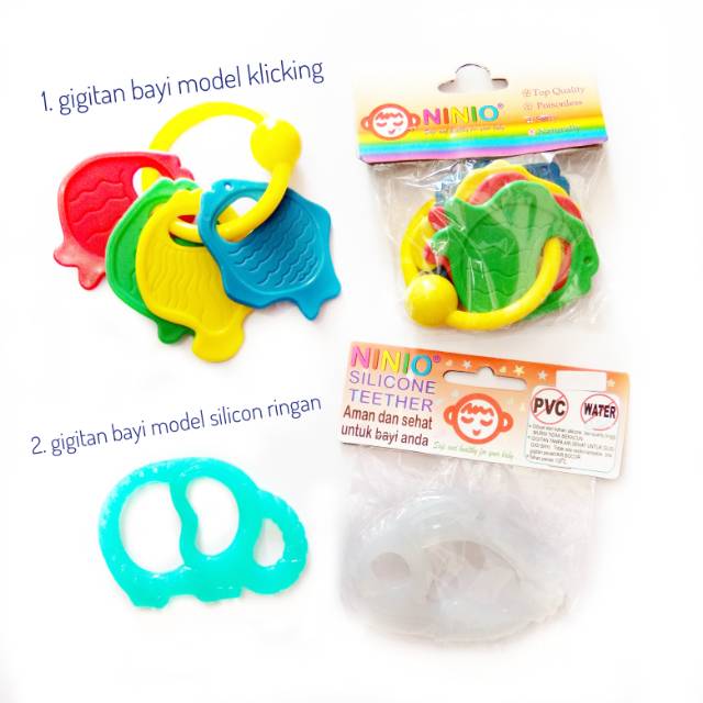 GIGITAN EMPENG BAYI TEETHER NINIO EMPENG KLICKING GIGITAN EMPENG BAYI TEETHER NINIO EMPENG KLICKING