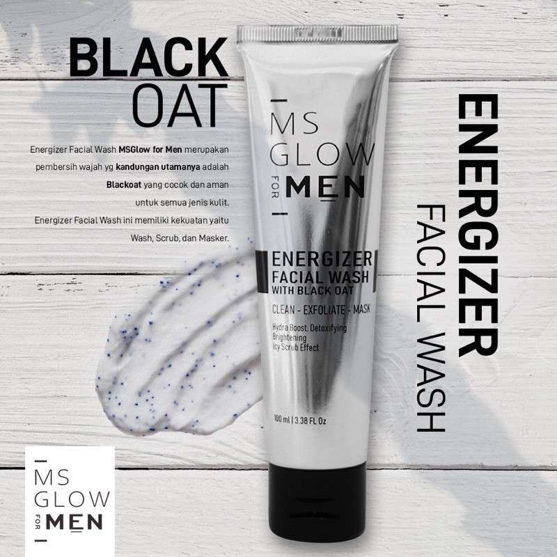 Ms Glow For Men Basic Package 3 in 1 Original - Perawatan Pembersih Wajah Pria-7