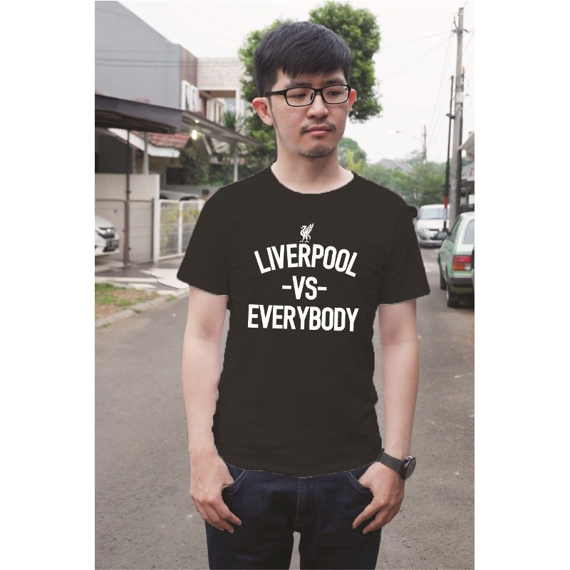 KAOS T-SHIRT LIVERPOOL FINAL MADRID 2019 LIVERPOOL VS EVERYBODY