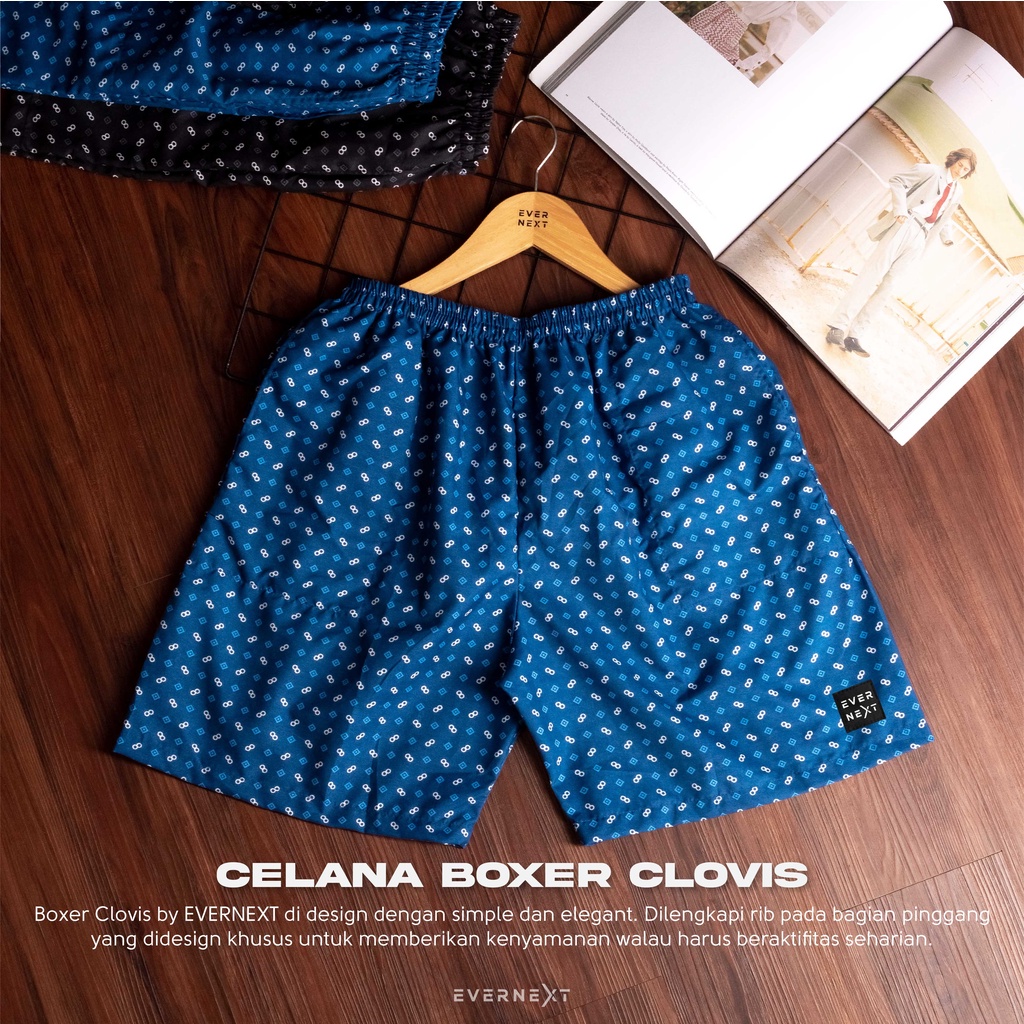 Celana Boxer PRia CLOVIS Celana Pendek Santai COwok