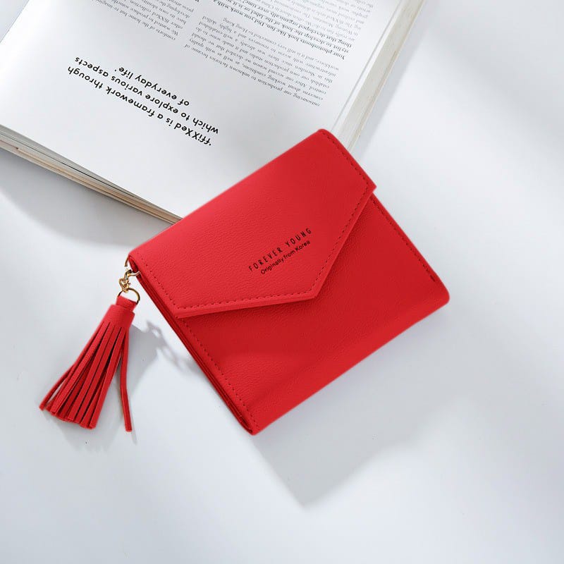 ♥TASBLUE♥A17 COD Dompet Wanita dompet Lipat Dompet Mini Import dompet wanita murah-6