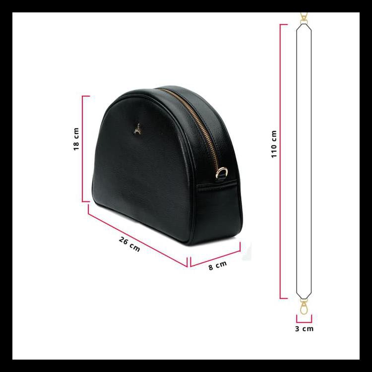 POVILO MARTA SLING BAG BLACK