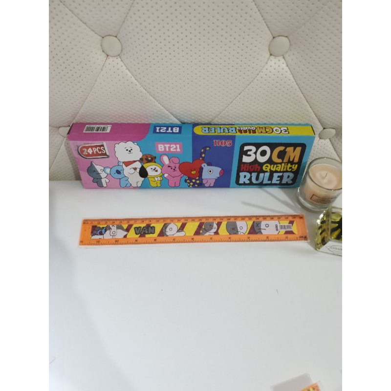 penggaris 30cm BTS/garisan 30cm/ruler 30cm BT-21/mistar 30cm-VAN