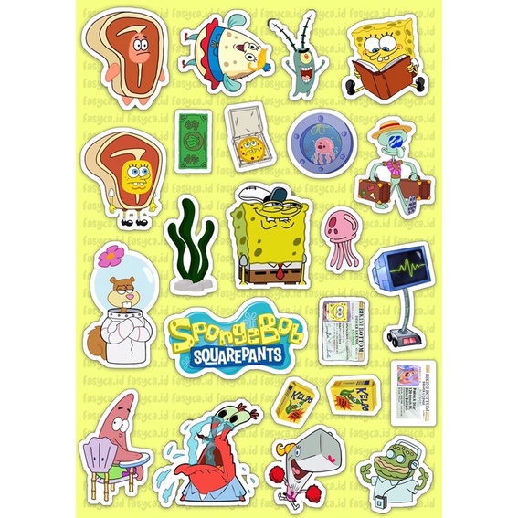 

Spongebob Squarepants Sticker Pack by Fasyca | Sticker Spongebob | Sticker Patrick | Sticker Squidward | Sticker Bikini Bottom | Journaling Sticker | Decor Sticker | Aesthetic Sticker | Sticker Murah | Sticker Dekorasi | Sticker Lucu