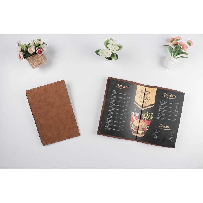 

Unik Soft Cover Menu Kulit A4 - Ready Stock Sale!!!