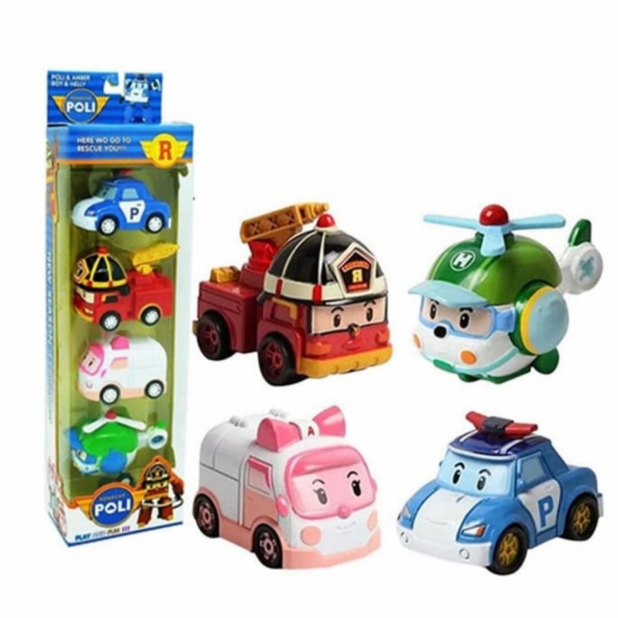 MOMBABY1 1 set isi 4 pcs Poli pull on / Kado Anak Cowok Poli