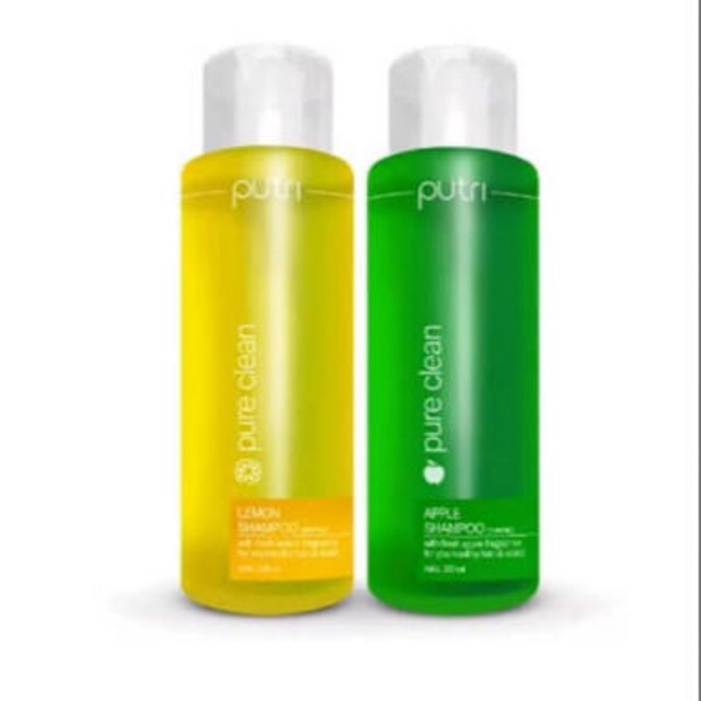 COSMETICAMURAH TERMURAH - PUTRI HAIR SHAMPO 450 ML LEMON APEL - LAVENDER SHAMPO RAMBUT