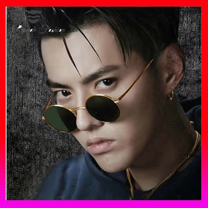 RF - Kacamata Bulat Hitam Kacamata hitam Kacamata Korea Kacamata Hits Kacamata Boboho