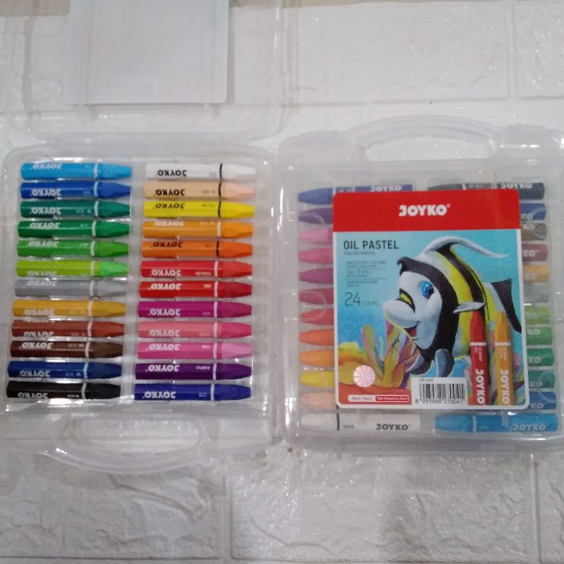 

krayon joyko oil pastel isi 24 warna