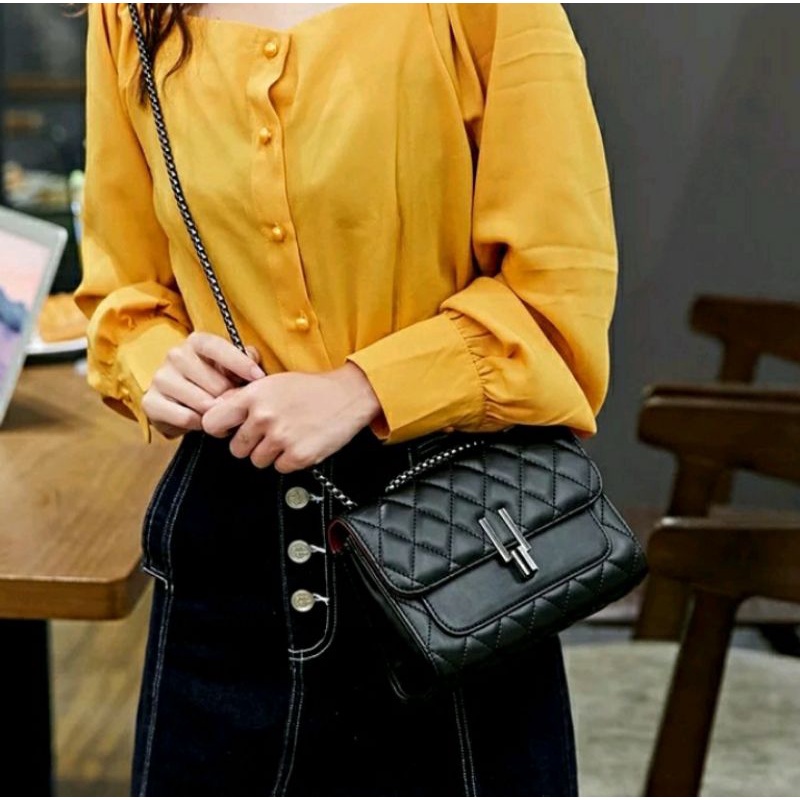 TAS  SLEMPANG 2 MODEL RANTE/TAS BORDIR FASHION FULL RANTE