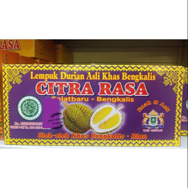 

Lempuk durian citra rasa kemasan kotak isi 2pcs bungkus daun opeh