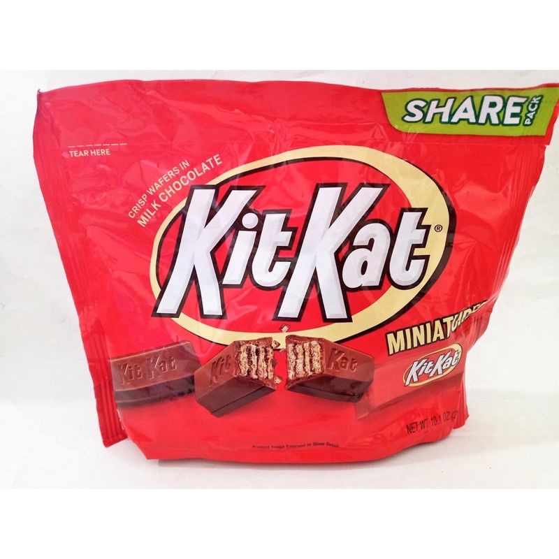 

KIT KAT CRISP WAFERS IN MILK CHOCOLATE MINIATURES / COKELAT WAFER MINIATURES