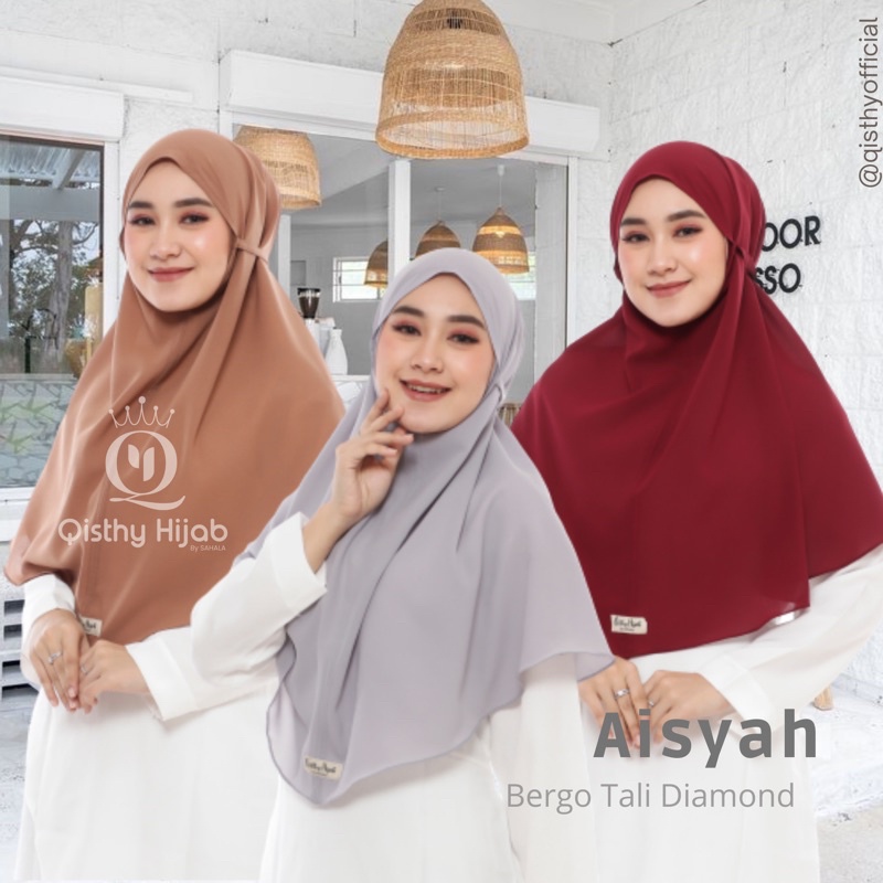 Jilbab Instan Aisyah |  Jilbab Instan Tali Diamond | Jilbab Instan Tali Sport | Hijab Instan Diamond Hamidah Instan | Kerudung Sekolah | Hijab Instan Menutup Dada | Kerudung Ped Antem | JILBAB INSTAN DAILY PREMIUM Murah Original | Qisthy Hijab