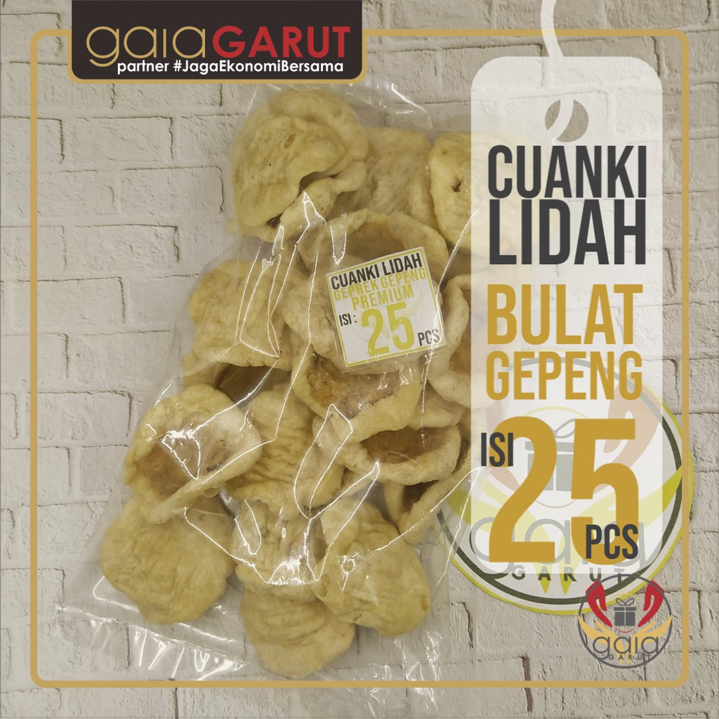 25pcs Cuanki Lidah Bulat Gepeng Premium Toping Wajib Baso Aci Dan