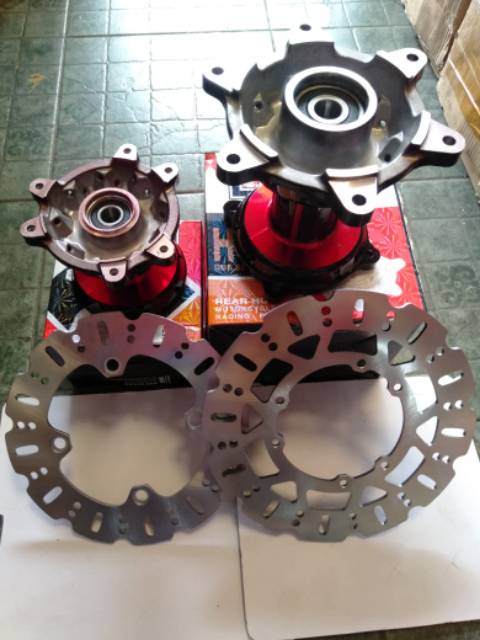 tromol motor honda crf 150l 36 hold + disc piringan cakram DBS double bearing