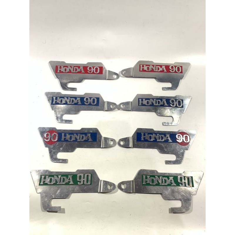 Emblem Variasi Footstep Fostep Foot Step Postep Belakang Honda S90 S90Z BENLY S110 CASTROL C90 CL90
