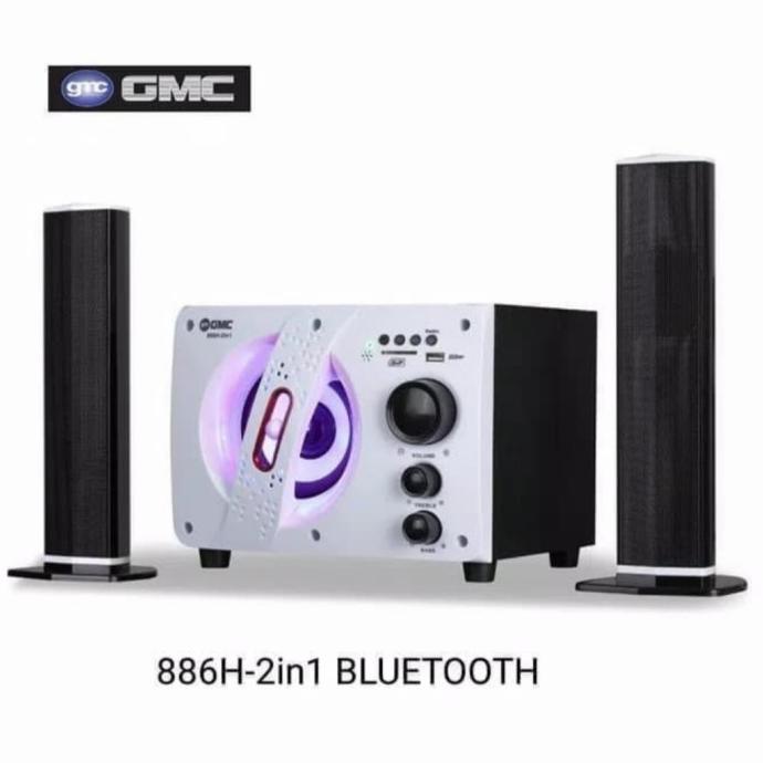 Speaker Gmc 886H 3In1 Bluetooth Speaker Multimedia Omeriamart