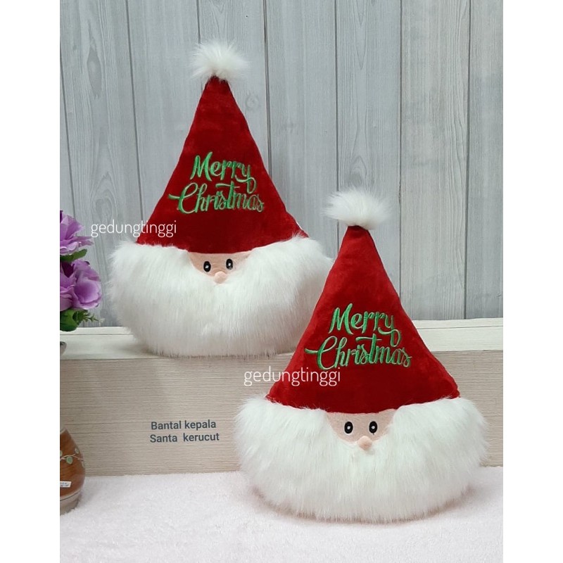 boneka bantal santa kerucut 30cm x 40cm