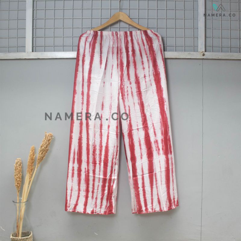 Celana Tidur Kulot Panjang Wanita Motif Tie dye Bali