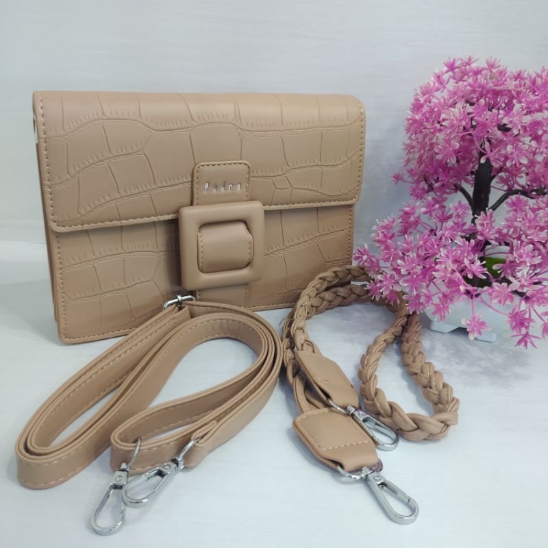Tas Pedro Wanita Tas Bahu Selempang Import Fashion Branded Cewek Cewe Perempuan Premium 8107