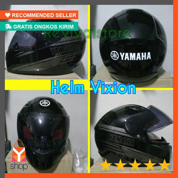 DISKON BESAR  Helm Yamaha Vixion full face Putih promo