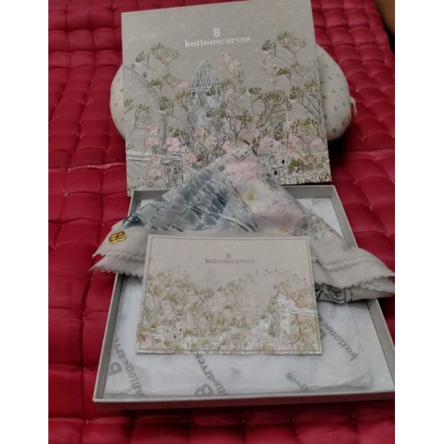 PL Hijab Buttonscarves British - Ash