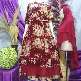 GAMIS SET SYARI MONALISA KINARA Variasi Dobel Umpak GAMIS SET SYARI MONALISA KINARA Variasi Dobel Umpak