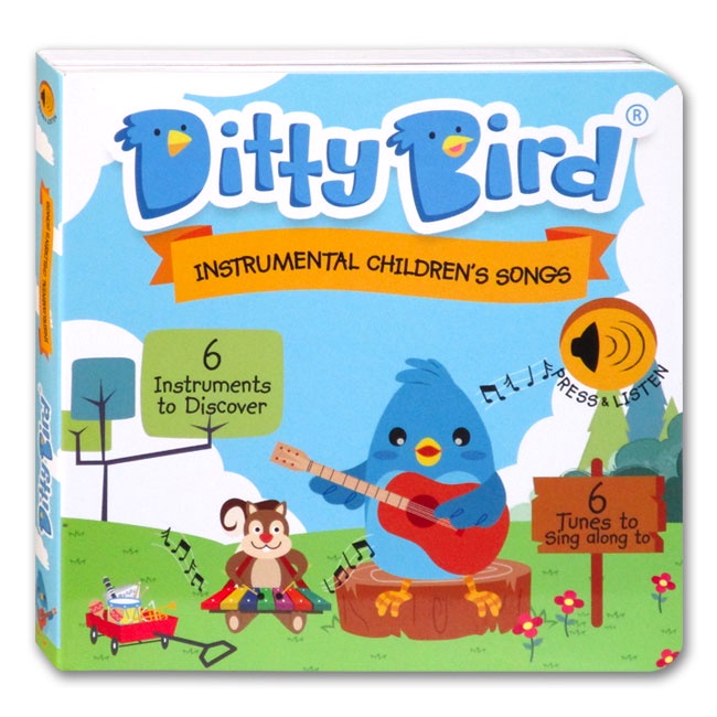 Ditty Bird Instrumental Children's Songs Board Book