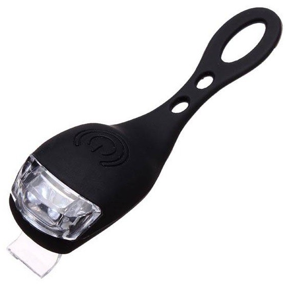 Lampu Sepeda LED Slicon 1 PCS - Black