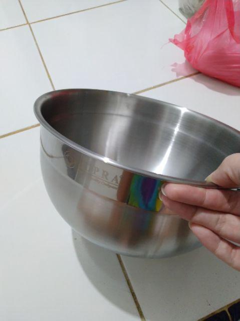 Mixing Bowll Supra Stainlees Stell Diameter 25cm