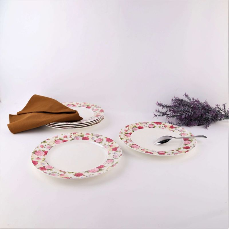 PIRING MAKAN CEPER SHABBY CAPODIMONTE 6 PCS