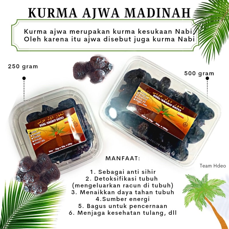 

kurma ajwa / kurma Nabi / ajwa madinah