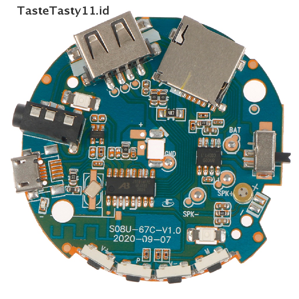 【TasteTasty】 3.7-5V Multifunction Bluetooth Receiver Audio Amplifier Board MP3 Decoder .