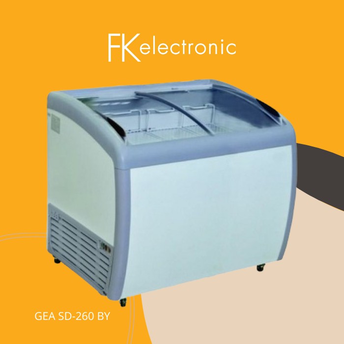 GEA SLIDING CURVE GLASS FREEZER SD-260BY / SD260BY FREEZER GEA SLIDING