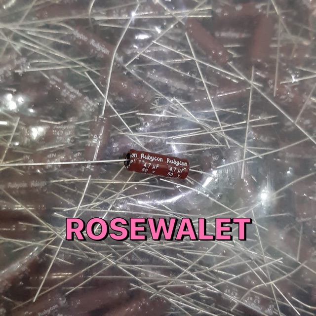 ELCO CAPACITOR 4.7 uF 50V (COKELAT) NON POLAR