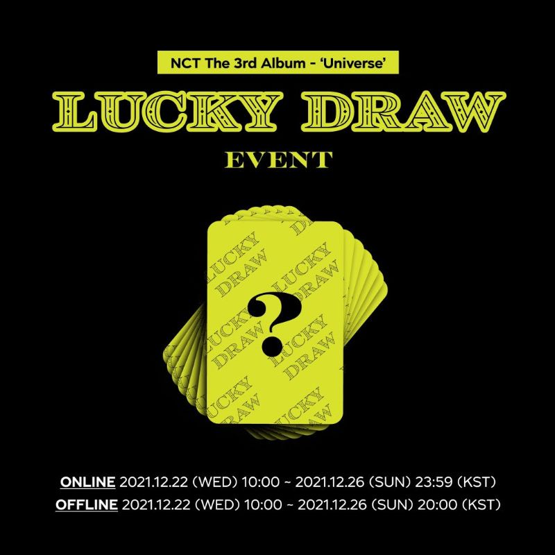 [PLNSN] LUCKY DRAW UNIVERSE NCT 2021