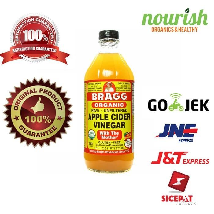 

Nay / Bragg, Organic Apple Cider Vinegar With The 'Mother' 473 Ml