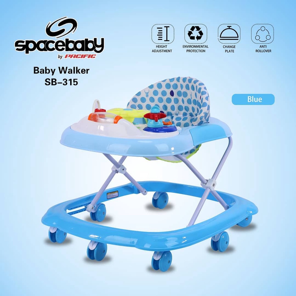 Spacebaby Baby Walker - SB315 / Kereta Bayi