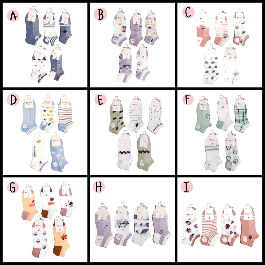 Kaos Kaki Remaja Dewasa Motif Lucu Import