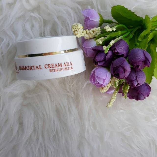 SUNBLOK IMMORTAL CREAM AHA UV FILTER BPOM TABIR SURYA AMAN SUNCARE AHA ASLI ORIGINAL MURAH
