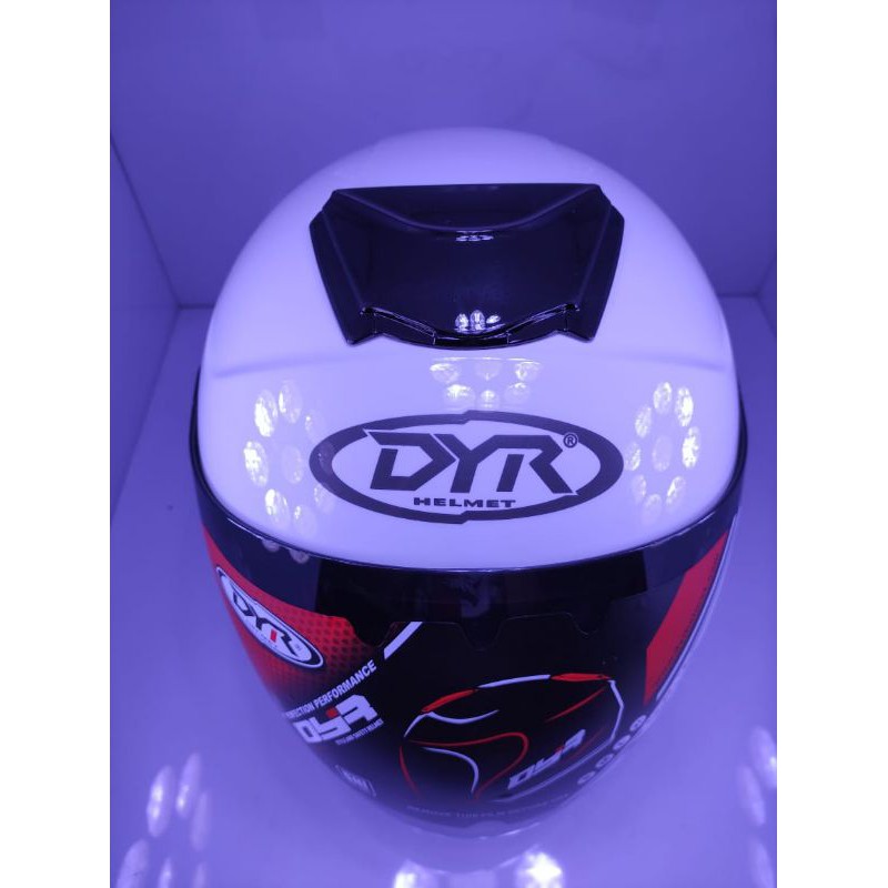 helm DYR / model, KYT KYOTO, white solid/ helm setandar-4