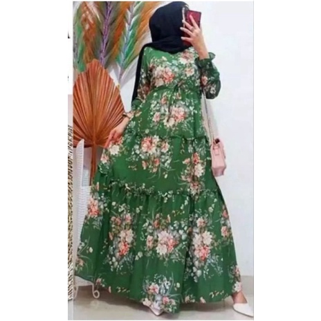 [COD]GAMIS SAKURA BAHAN KATUN JEPANG TERBARU 2022/GAMIS BUSUI UKURAN JUMBO