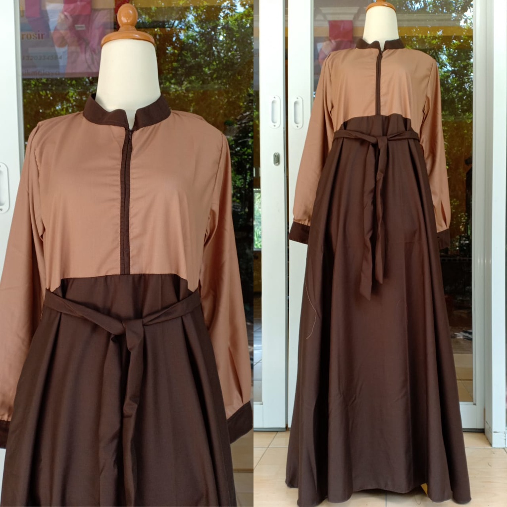 PRAMUKA BAJU WANITA. GAMIS PRAMUKA LIS  DADA. PEMDA TOYOBO ORI