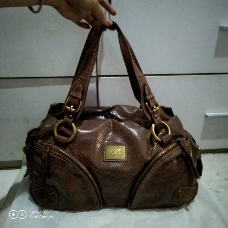 Preloved bag anne Klein 37x21 leather no seri