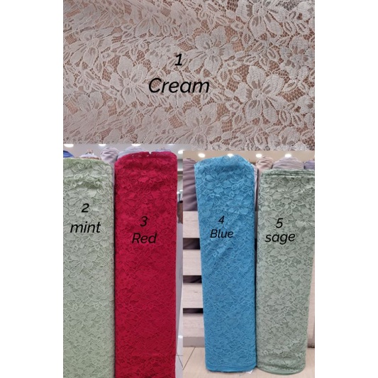 Broklat Corneli Kain Brukat Kebaya